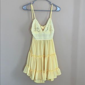 Hello Molly-Standing Waiting dress- Light yellow